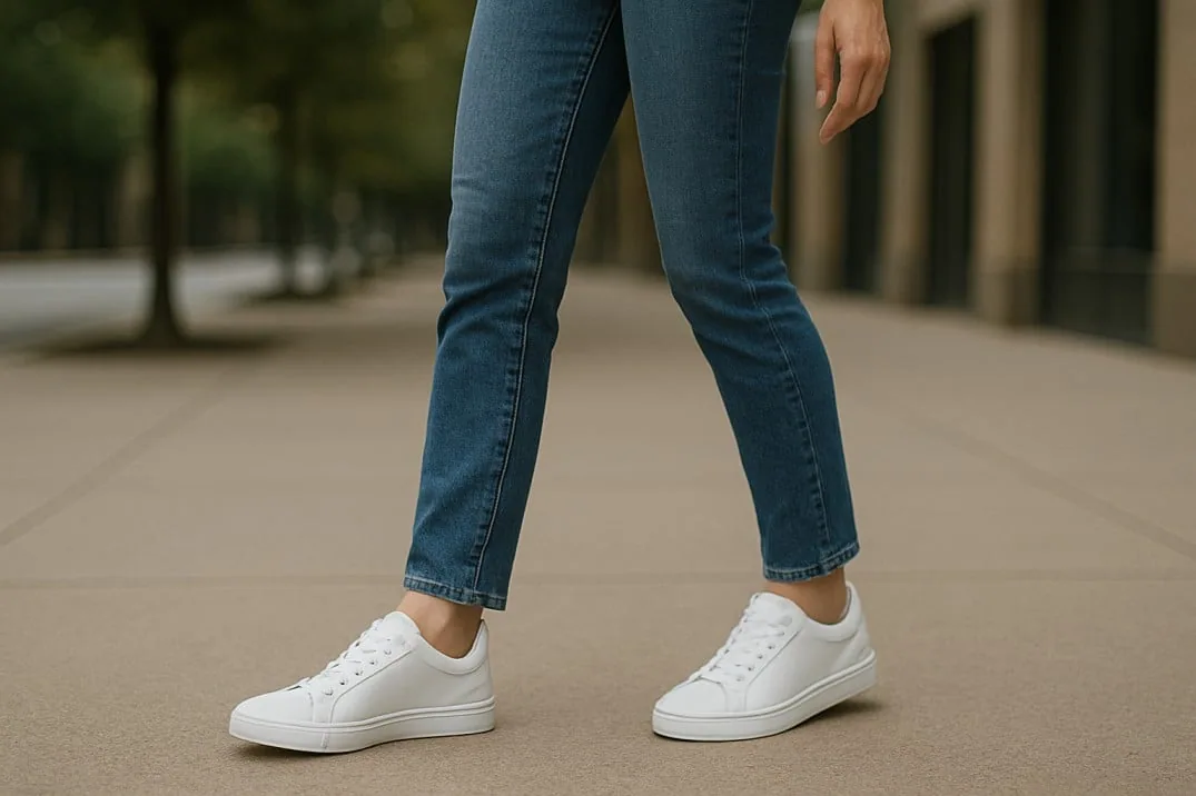 baskets blanches femme