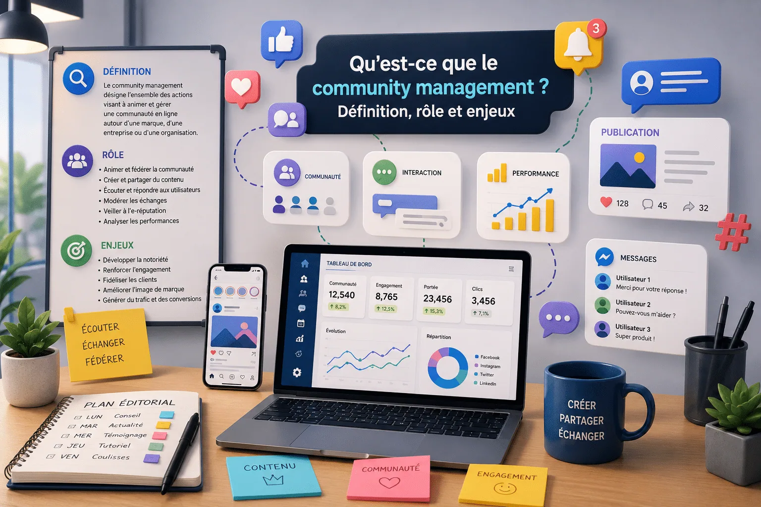 Qu'est-ce que le community management ? Définition, rôle et enjeux