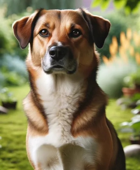 chien equilibre et heureux