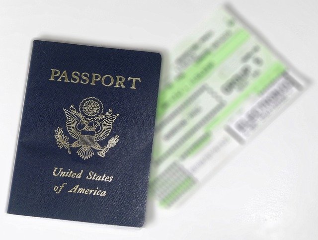 passeport et billet