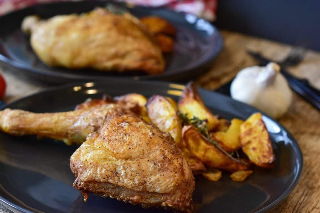 Que manger avec des pommes de terre ? Poulet