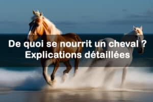 de quoi se nourrit un cheval