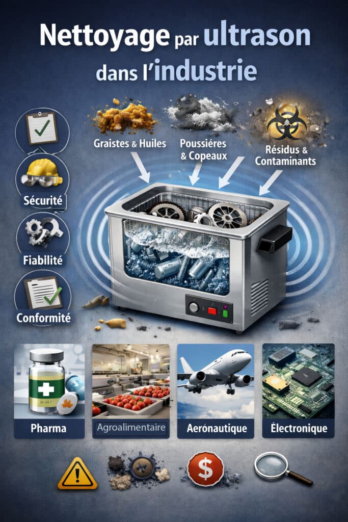 Nettoyage ultrasonique et ses enjeux industriels