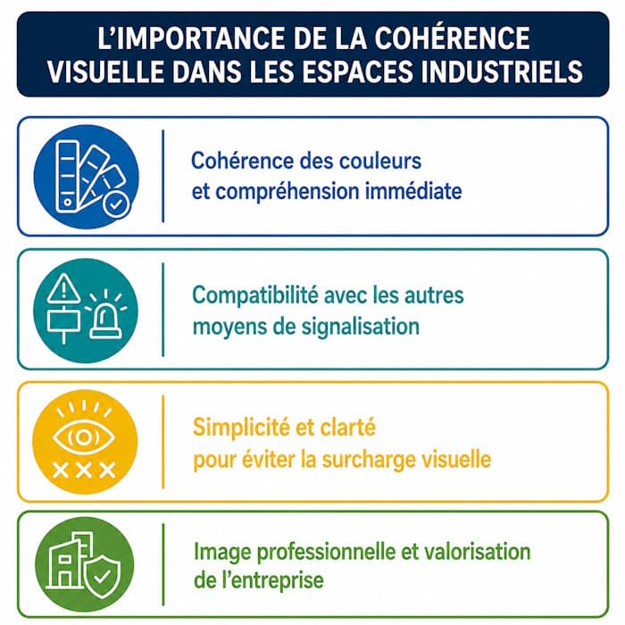 cohérence visuelle des espaces industriels