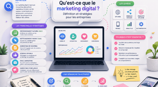 Qu&rsquo;est-ce que le marketing digital ? Définition et stratégies pour les entreprises